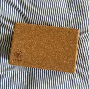 Gaiam Sol Cork Yoga Block